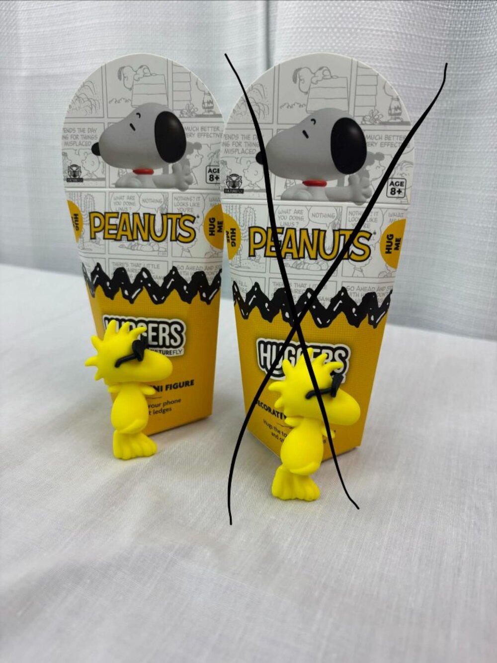 Peanuts Woodstock Huggers Mini Figure CultureFly Yellow Bird with Sunglasses